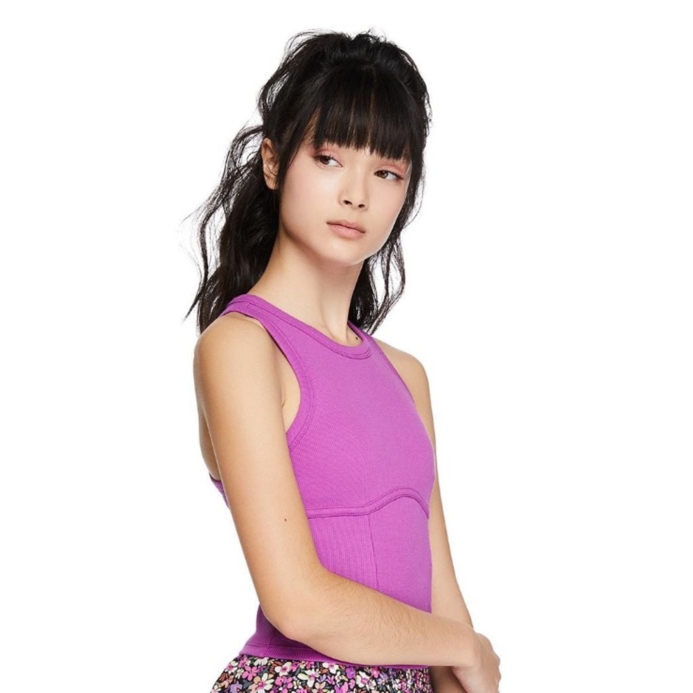 NWT My Sister's Closet Corset Tank Top Purple XL